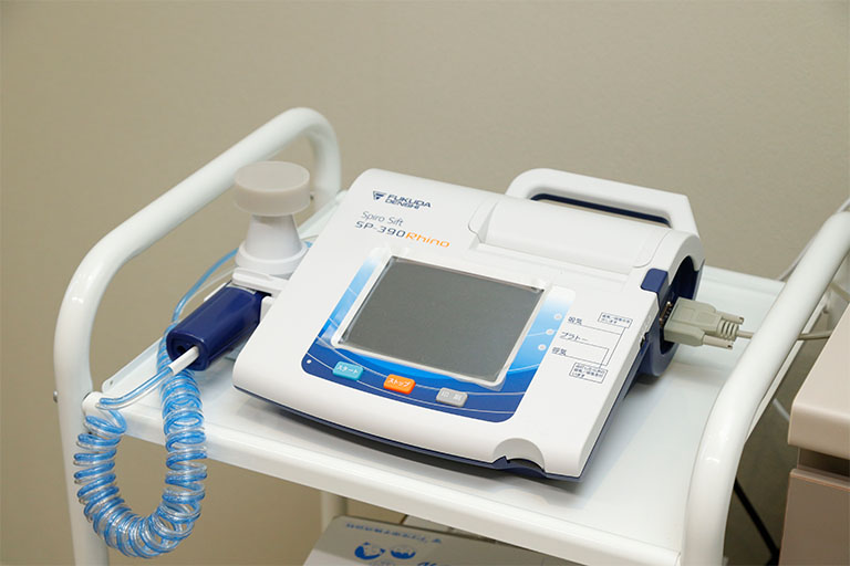 肺機能検査機器